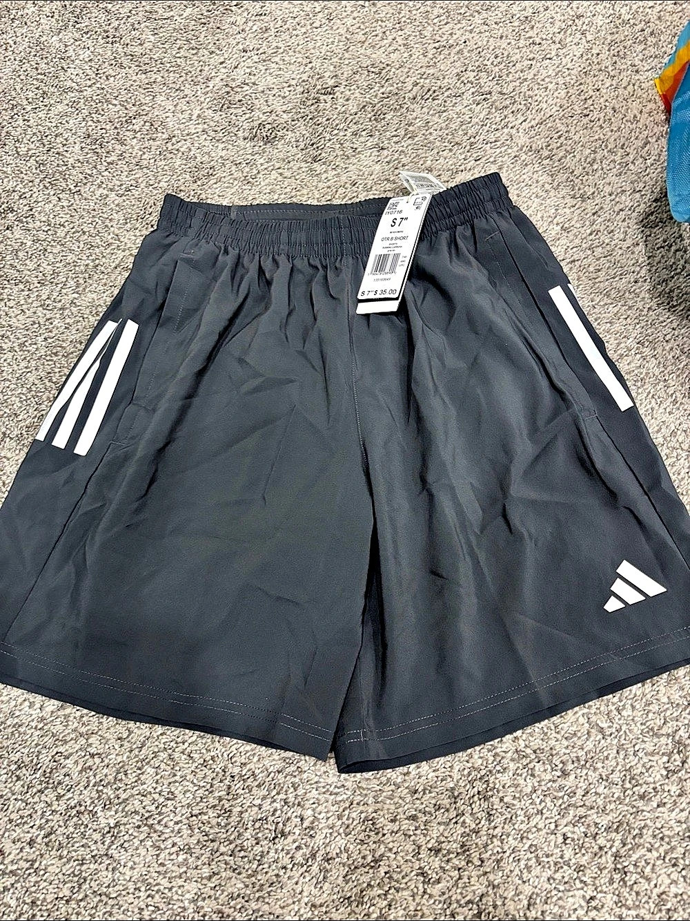 adidas Dri-FIT Short Athletic Shorts Black & White Size Small NWT